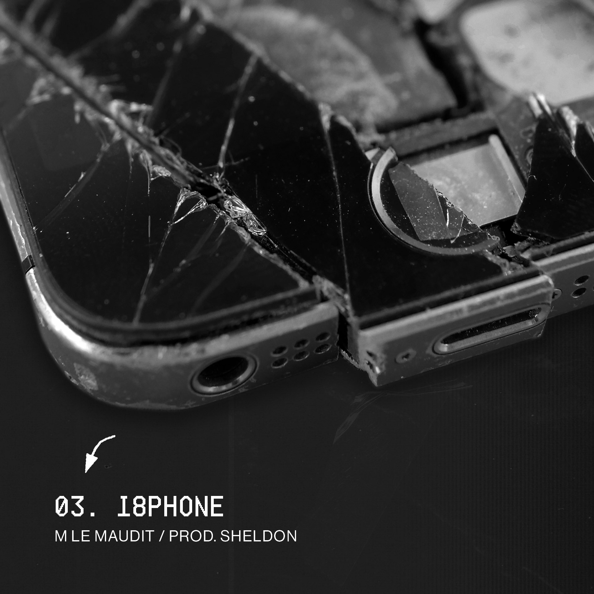 Broken iPhone asset for Inspire, created by Perimetre studio a creative studio based in Paris