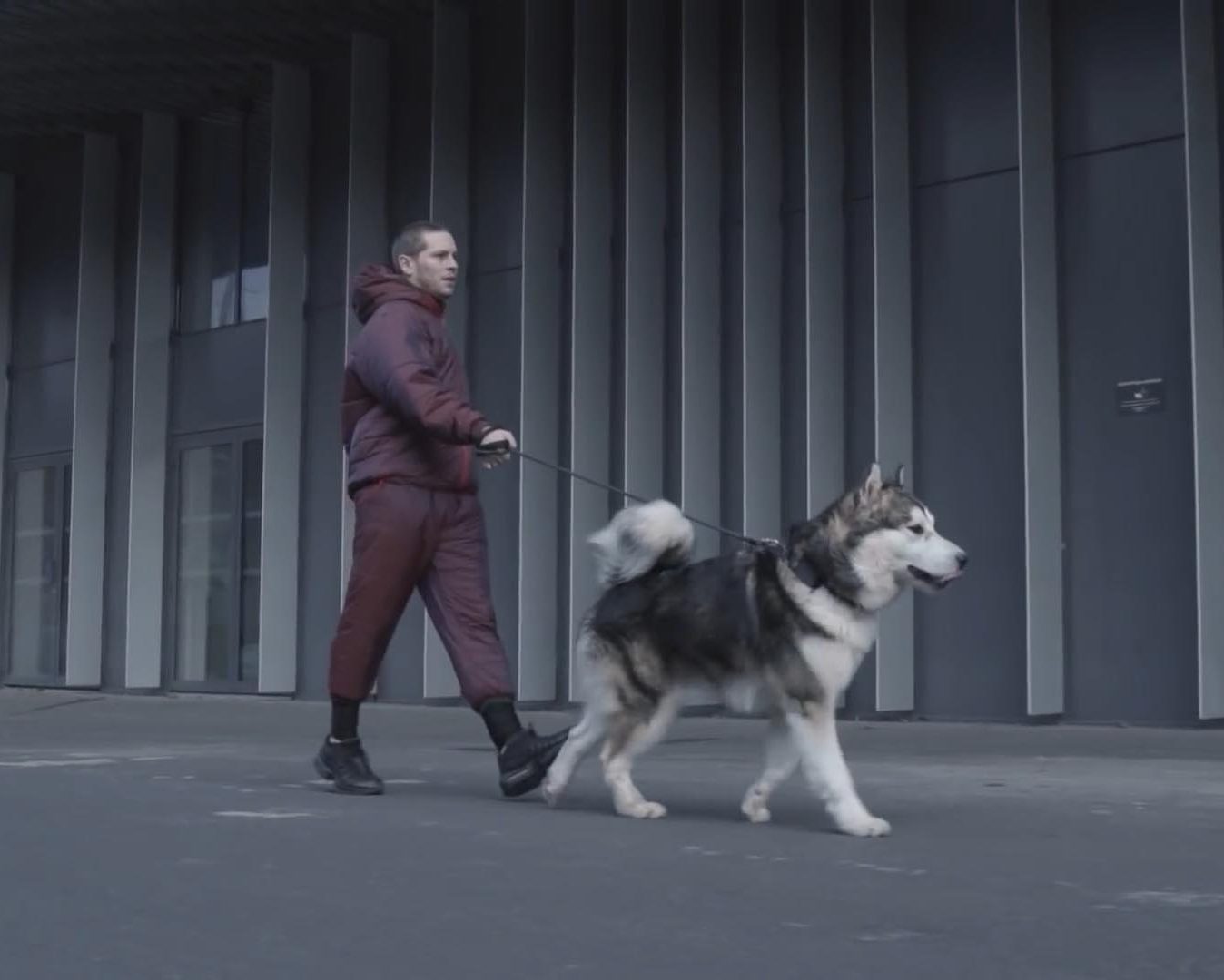 Picture of Yellam with a dog, by Perimetre creative studio based in Paris