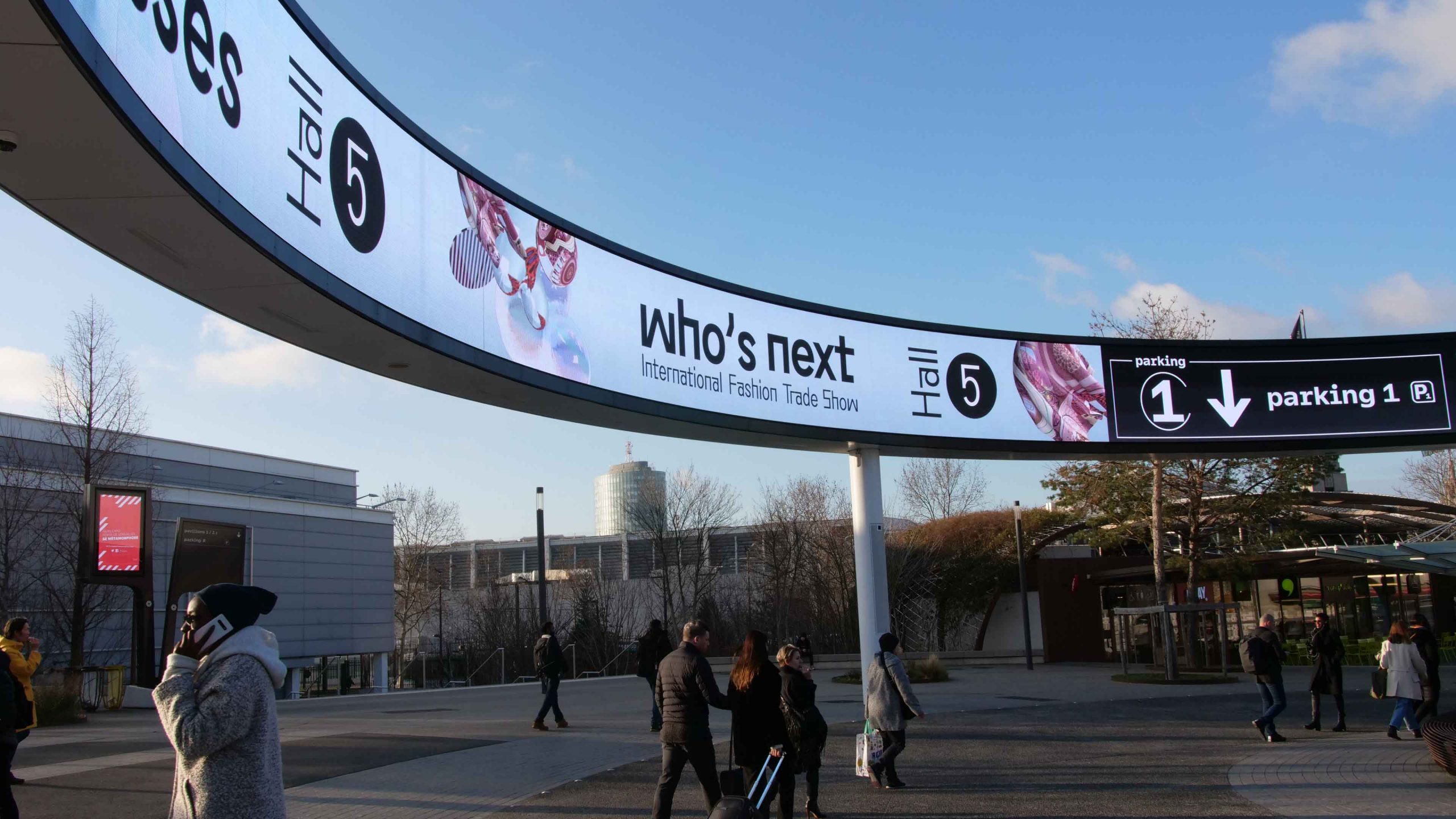 Banner of Who's Next 2020 created by Perimetre Studio, a creative studio based in Paris